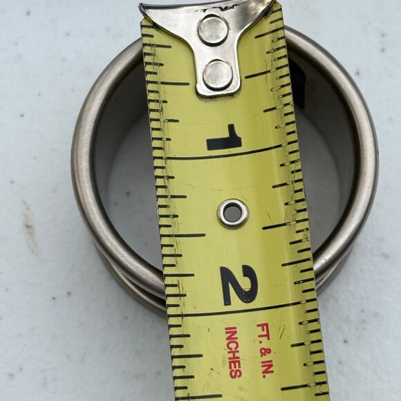 Vintage Provincetown F.B. Rogers Pewter Napkin Rings With Engraved Initials - Picture 4 of 6